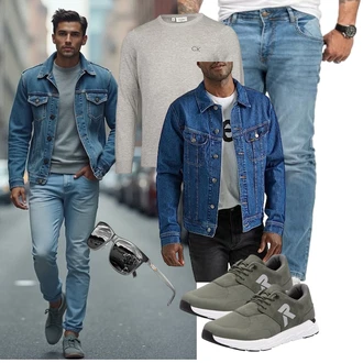 Outfit mit Calvin Klein "Freizeit Outfit"