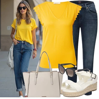 Outfit sa Tamnoplava/Plava Kožna Jakna/Capri Traperice/Kožne Cipele/Sportske cipele/Termo Traperice/Čizma do Gležnja/Traperice Slim Kroja/Muška Kožna Jakna/Traperice Standardnog Kroja/Push-up Traperice/Zimska jakna/Ženske Traperice 7/8 Dužine/Sužene Traperice/Skraćene Traperice Only "Moderan outfit za slobodno vrijeme"
