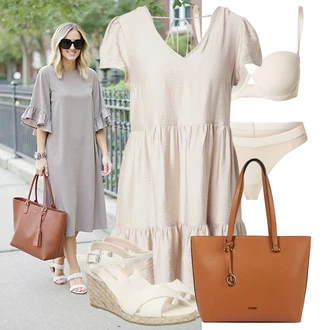 Outfit s Béžová/Khaki Formující Kalhotky/Tanga/Průhledná kalhotka/Tanga/Slip S Nízkým Pasem/Klasické Kalhotky/Spodní Kalhotky/Brazilské Kalhotky Calvin Klein underwear "Lehký outfit"