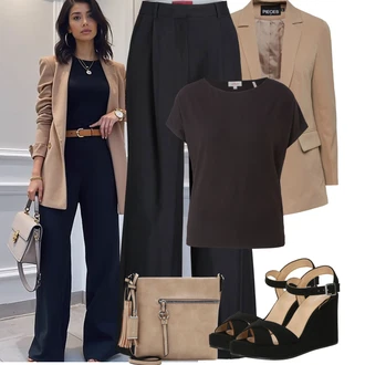 7/8 délka Outfit s Černá Nezařazené jjxx "Letní outfity"