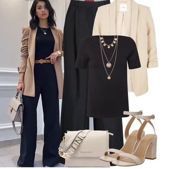 50. rođendan Gost Outfit sa Bež/Kaki Pieces "Letní outfity"Look: Matični ured, 60. rođendan, Škola, Koncer, dan na plaži, 50. rođendan, Majčin dan, Posebne prigode, Rođendan