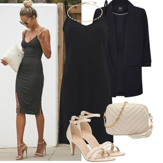 Old Money Outfit sa Bijela/Bež/Kaki/Zlatni Mala Torbica/Pojasna torbica/Torbica/Torba preko ramena/Torba za rame/Torbica za telefon/Torbica/Torba Za Preko Ramena About You "Outfit na léto"Look: Stil, klasický, Prekrasan, Šik, sviatočné, Burleska, cool, Old Money, Elegantan, Chic, Disko