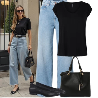 Outfity pro léto Svatební host s Tmavě modrá/Modrá Tamaris "Letní outfity"