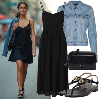 Outfity pro léto Svatební host s Černá/Šedá Šaty na tenké ramínko/Pouzdrové Šaty/Šaty s Kapsou/Šaty s Rozparkem/Midi Šaty/Šaty v Délce do Lýtka/Maxi Šaty/Šaty Na Ramínko/Žerzejové Šaty/Dlouhé pletené šaty/Šaty Bez Rukávů/Šaty S Rovným Střihem about you x marie von behrens "Moderní letní vzhled"