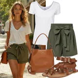 Kombinovat Khaki Kraťasy image