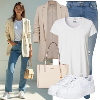 Outfit sa Plava/Svjetloplava/Tamnoplava Kožna Jakna/Čizma do Gležnja/Traperice s Rupom/Slip-on Traperice/Traperica Niskog Struka/Traperice s Prorezom/Kožne Cipele/Traperica Niskog Struka/Push-up Traperice/Kožne jakne Only "Odjeća za ljeto"