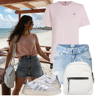 Outfity z džínu s Světle Modrá/Modrá Džíny s Rozparkem/Kožené bundy/Džíny Culottes/Vintage džíny/Navlékací džíny/Džíny s Dírou Only "Outfit na léto"