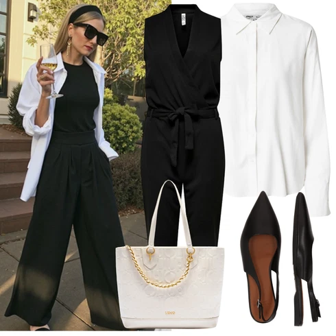Kombinace Černá Letní Overall/Elegantní Overal/Slavnostní Overall/Zimní Overal/Overal se zipem JdY
