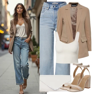 Outfity z džínu s Světle Modrá/Modrá Vintage džíny/Džíny Volného Střihu/Džín s Širokou Nohavicí/Džíny s Rozparkem/Kožená Pánská Bund/Kožená Pánská Bund/Mom Jean/Dad Džíny/Džíny Culottes levi's ® "Perfektní na léto"