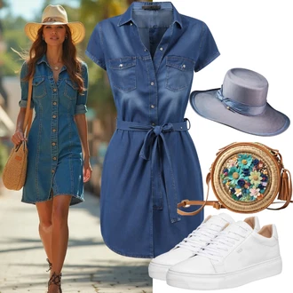 Šik Outfit s Bílá/Krémová Nízká Teniska/Kožené Tenisky/Letní Tenisky/Teniska na platformě/Úzká Teniska Kazar "Perfektní pro léto"Look: Estetika, Bad Taste, Ležérní, Šik, Klasické, Lak, Skater, Sportovní, Unisex