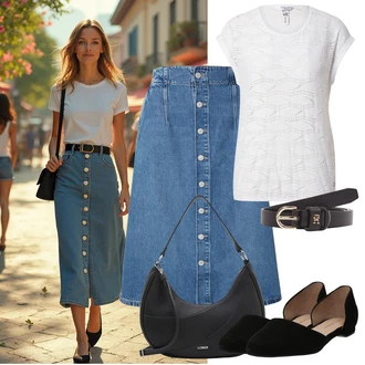 outfit mit Tommy Hilfiger "popoln poletni videz"