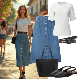 outfit mit Tommy Hilfiger "popoln poletni videz"