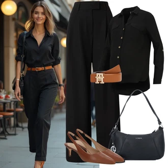outfit mit Tommy Hilfiger "poslovni poletni videz"
