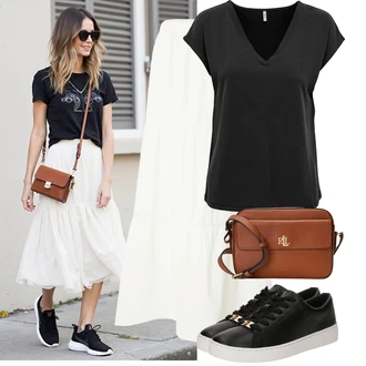 Elegantan Outfit sa Bijela/Krem Kratke hlače velike veličine/Haljina Veći Broj/Hlača Velika Veličina Pieces "Ljetni outfit za slobodno vrijeme"Look: Rap, A-kroj, Boho, Traditional, Elegantan, Transparentan, Old Money, Preodjeven, 20-ih godina, Hippie