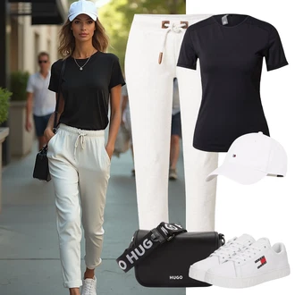 outfit mit Tommy Hilfiger "športni videz"