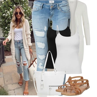 Outfity z džínu s Světle Modrá/Modrá Kožená bunda/Džíny s Rozparkem/Kotníková Bota/Push up Džín/Kožené bundy/Džíny s Dírou/Džíny s Nízkým Sedem Only "Tenue pour l'été"
