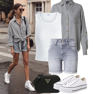 Outfity pro léto s Nezařazené Converse "Letní Outfit"