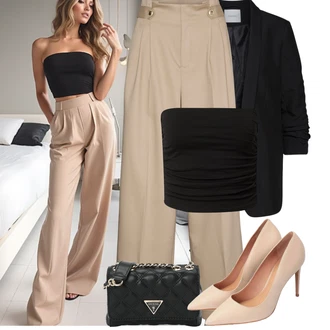 Koža Outfit sa Bež/Crvena/Smeđa/Bijela/Pink Salonka Na Visoku Petu/Salonka & Visoki Pet/Elegantna Cipela/Vintage Pumpa/Poslovna Obuća/Udobna pumpa/Pumpica S Visokim Prednjim Dijelom Kazar "Outfit na léto"