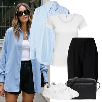 Okrogel izrez outfit mit Siva/Krem/Srebrna/Bela Majica s kratkimi rokavi/Majica/Klasična Dolžina/Moški tekaški copati/Casual Majica/Funkcijska Majica/Športna majica Only "udoben poletni videz"
