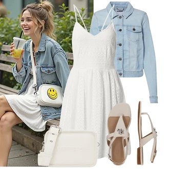 Outfity pro baculky Jaro s Světle modrá/Modrá Nezařazené Noisy may "Lehký outfit"