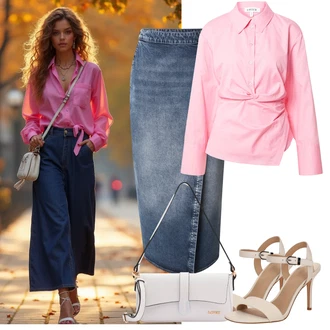 outfit mit Armani Exchange "eleganten jesenski videz"