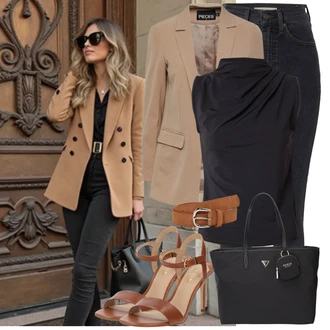 Outfity z džínu Vysoké Podpatky s Hnědá/Béžová Nezařazené Polo Ralph Lauren "Elegantní letní outfit"