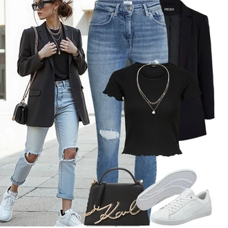 Outfit s karl lagerfeld "Podzimní Outfity"