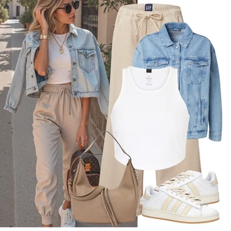 Outfit s Adidas Originals "Každodenní vzhled"