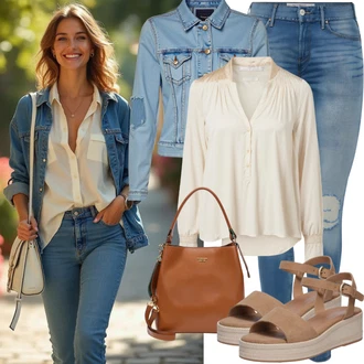 Maskáčový Outfit s Béžová/Hnědá Římská sandála/Pohodlný Sandál/Platform Sandal/Sandály na hřídeli/Letní Bota/Sandál se suchým zipem/Vintage sandál/Sandál se třpytkami/Rybářská sandála bayton "Krásný letní vzhled"