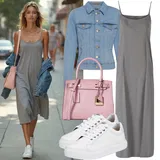Outfiti s satenastimi oblekami image