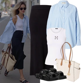 outfit mit Armani Exchange "popoln poletni videz"