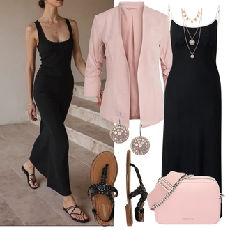 Narozeniny Outfit s Růžová Nezařazené Vila "Skvělý pro volný čas"Look: Bar, Den matek, Škola, Koncert, 60. narozeniny, Zvláštní příležitosti, Výročí, Narozeniny