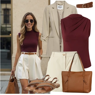 Outfity pro baculky Jaro s Khaki/Béžová/Hnědá/Bílá Nezařazené Only "Skvělý pro volný čas"