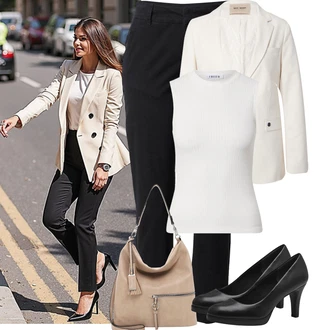 Outfity pro léto Úzký s Bílá/Krémová Nezařazené Edited "Outfit na léto"