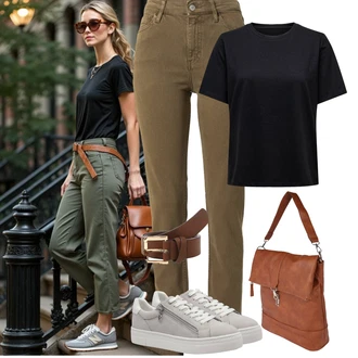 Outfity pro léto s Černá/Tmavě modrá Tričko/Jednoduchý top/Mužské běžecké boty/Funkční tričko/Síťované tričko/Tričko nadměrné velikosti/Tričko s krátkým rukávem/Krátký top/Sportovní tričko Only "Podzimní Outfity"