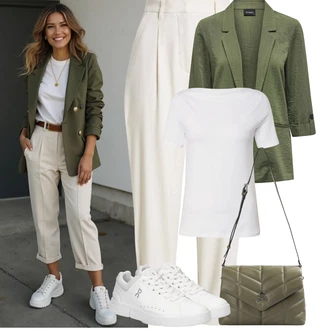 Outfity pro léto Cool s Tmav? zelená/Zelená Ta?ka/Ta?ka Na Notebook/Ta?ka na Macbook/Vojenská Ta?ka/Nafouknutá ta?ka/Bra?na/Sportovní Ta?ka P?es Rameno scalpers "Letní Outfit"Look: ?ik, Cool, Elegantní, Venkovní, Safari