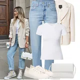 Outfity s boyfriend džínami ve stylu 90. let image