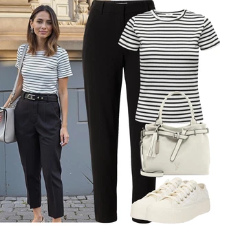 Outfity pro baculky Jaro s Černá/Červená Nezařazené B.young, Béžová/Bílá/Hnědá/Červená Taška Přes Rameno/Obchodní Taška/Taška/Klasická Taška Přes Rameno/Malá Taška/Kancelářská Taška/Brašna/Sportovní Taška Přes Rameno Suri Frey "Tenue pour l'été"