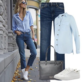 outfit mit S.Oliver "udoben jesenski videz"