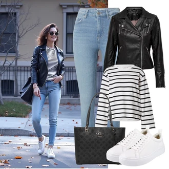 Outfiti Desetletij Športno mit Bela/Krem Usnjene superge/Superge Nizka/Plato-Sneaker/Ozka superga/Superge Z Bočno Zadrgo/Poletne superge Vagabond Shoemakers "udoben jesenski videz"Look: Emo, Okus slabih, Priložnostne, Pametno priložnostno, Športno, Unisex