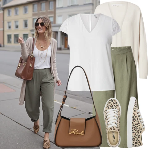 Kombinace Tmavě Zelená/Khaki/Zelená Culotte Kalhoty/Široká Kalhoty/Palazzo Kalhoty/Tradiční Kalhoty/Lněné Kalhoty/Mušelínové kalhoty Only