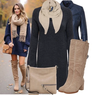 Outfit s Modrá/Tmavě modrá Kožené Bund Bunda z Umělé Kůže/Kožené Bund/Motorkářské Bund/Motorkářská bunda/Kožená vintage bunda/Bunda s Bočním Zipem/Kožená Bomber Bund Maze "Cool podzimní outfit" Outfit s Modrá/Tmavě modrá Kožené Bund Bunda z Umělé Kůže/Kožené Bund/Motorkářské Bund/Motorkářská bunda/Kožená vintage bunda/Bunda s Bočním Zipem/Kožená Bomber Bund Maze "Cool podzimní outfit"