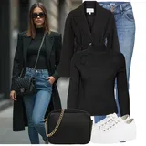 Černé Trenčkoty Outfity image