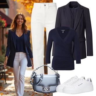 outfit mit Vila "eleganten jesenski videz"