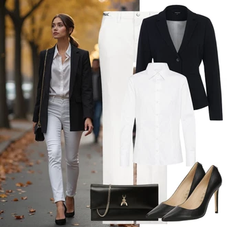 outfit mit Monari "eleganten jesenski videz"