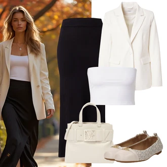 outfit mit Vila "eleganten jesenski videz"