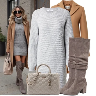 Outfit s Nezařazené Guess "Nápadný look na podzim"