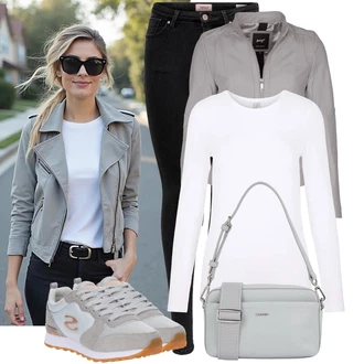 Elegantní Outfit s Černá/Tmavě modrá Kalhoty Džínové Legíny/Jeggings/Push up Kalhoty/Skinny Kalhoty Only "Trendový podzimní outfit"Look: Styl, Cool, Elegantní, Francouzské, Old Money