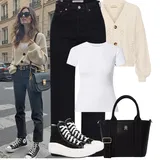 Džíny s Širokými Nohavicemi pro plnoštíhlé Outfity image
