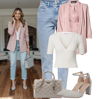 Narozeniny Outfit s Růžová/Fialová Nezařazené Pieces "Podzimní Outfity"Look: Bar, Den matek, 60. narozeniny, Zvláštní příležitosti, 50. narozeniny, Valentýn, 40. narozeniny, 30. narozeniny, Narozeniny